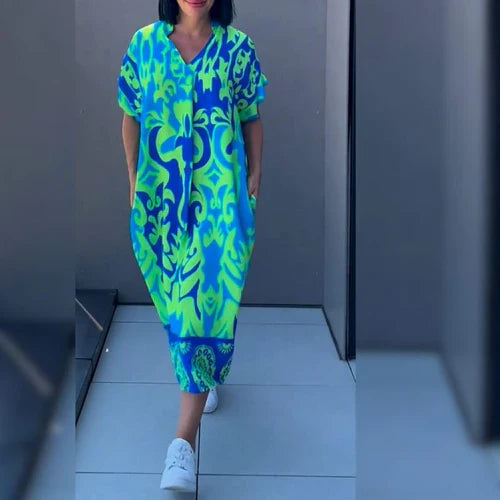 MIRELLA – FLOWY FLORAL DRESS