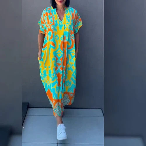 MIRELLA – FLOWY FLORAL DRESS