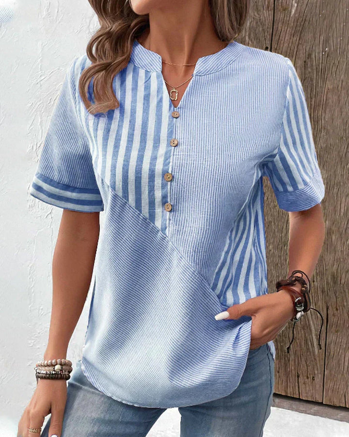 PAULA – REFINED STAPLE BLOUSE