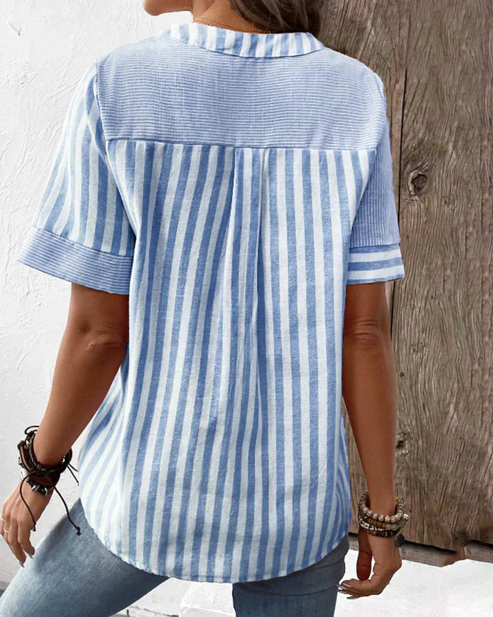 PAULA – REFINED STAPLE BLOUSE