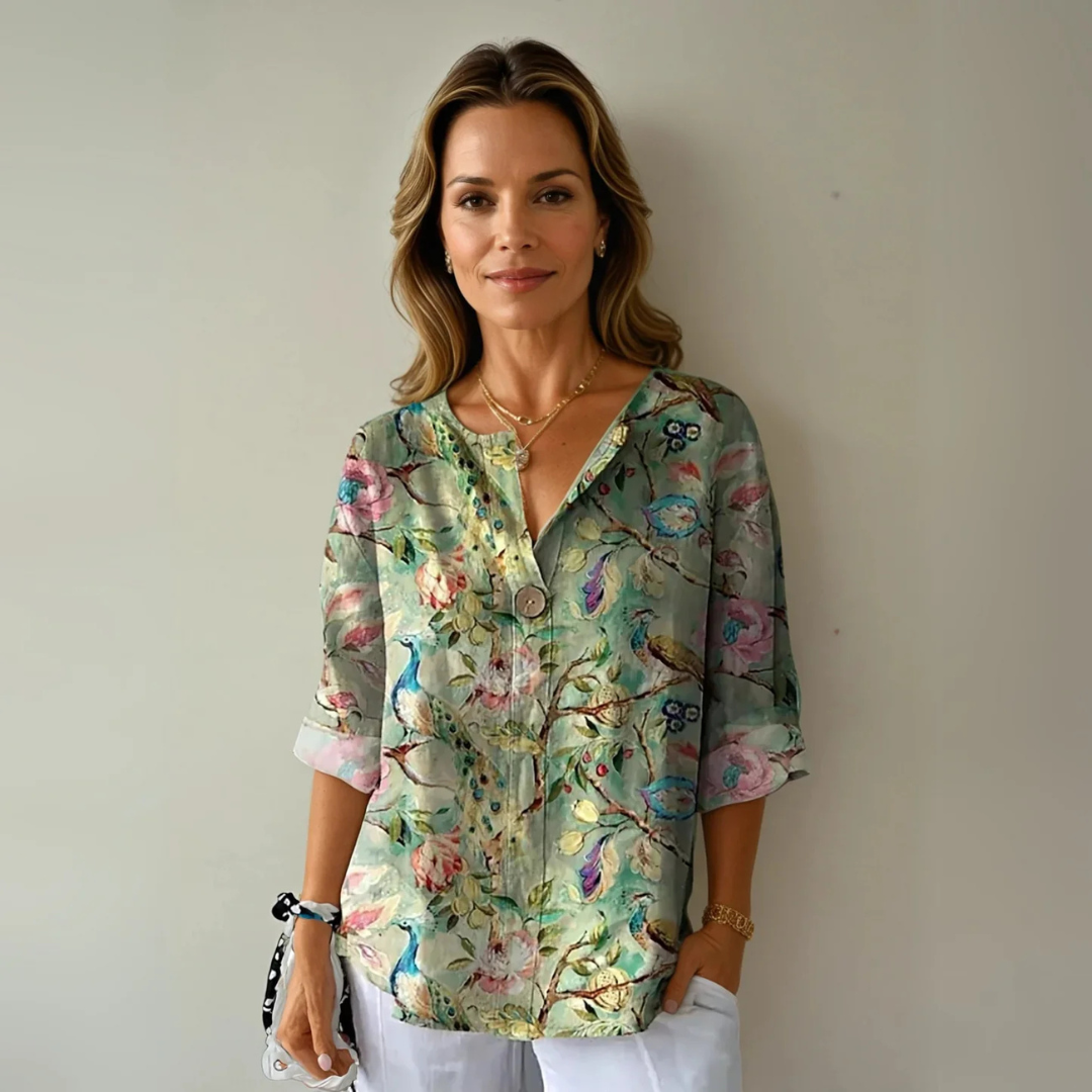 PAULINA – VINTAGE-INSPIRED BLOUSE