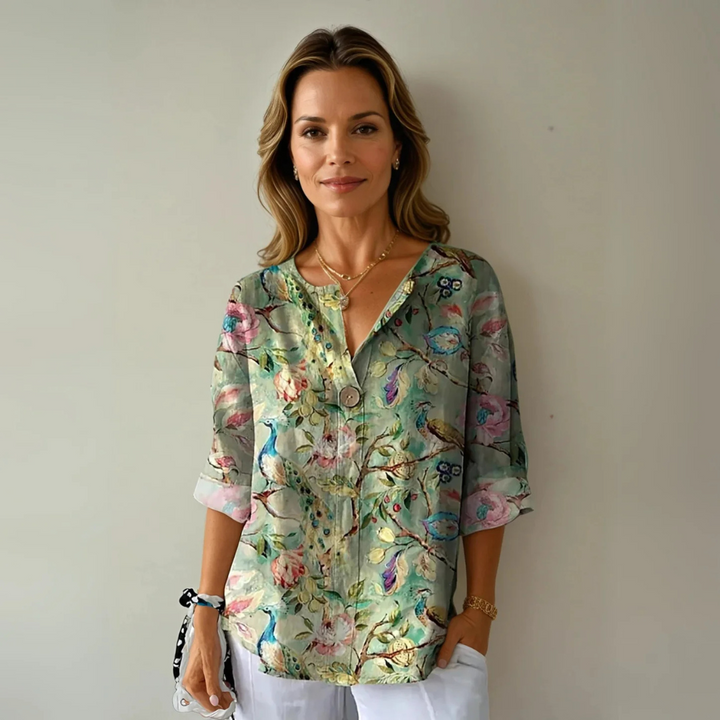 PAULINA – VINTAGE-INSPIRED BLOUSE