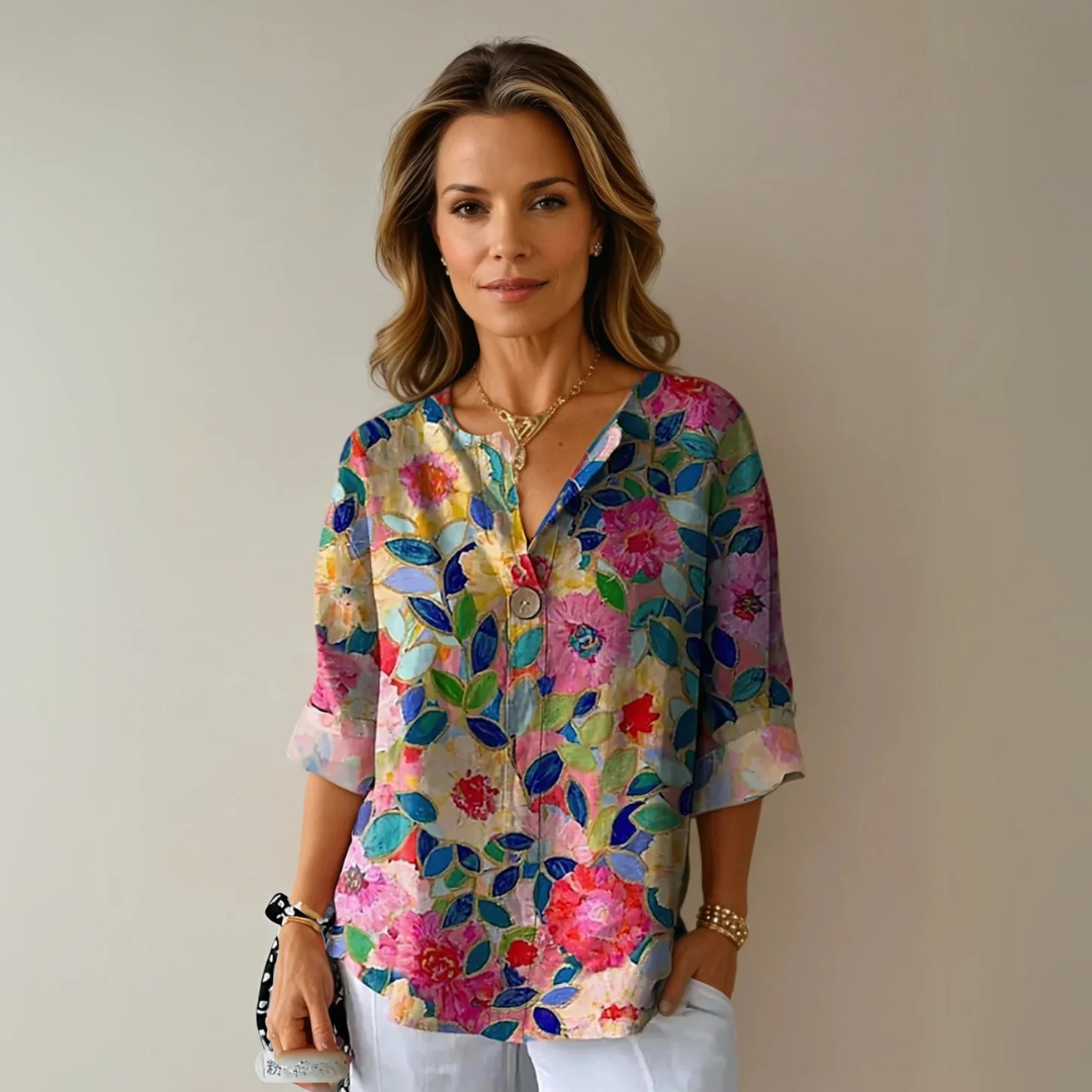 PAULINA – VINTAGE-INSPIRED BLOUSE
