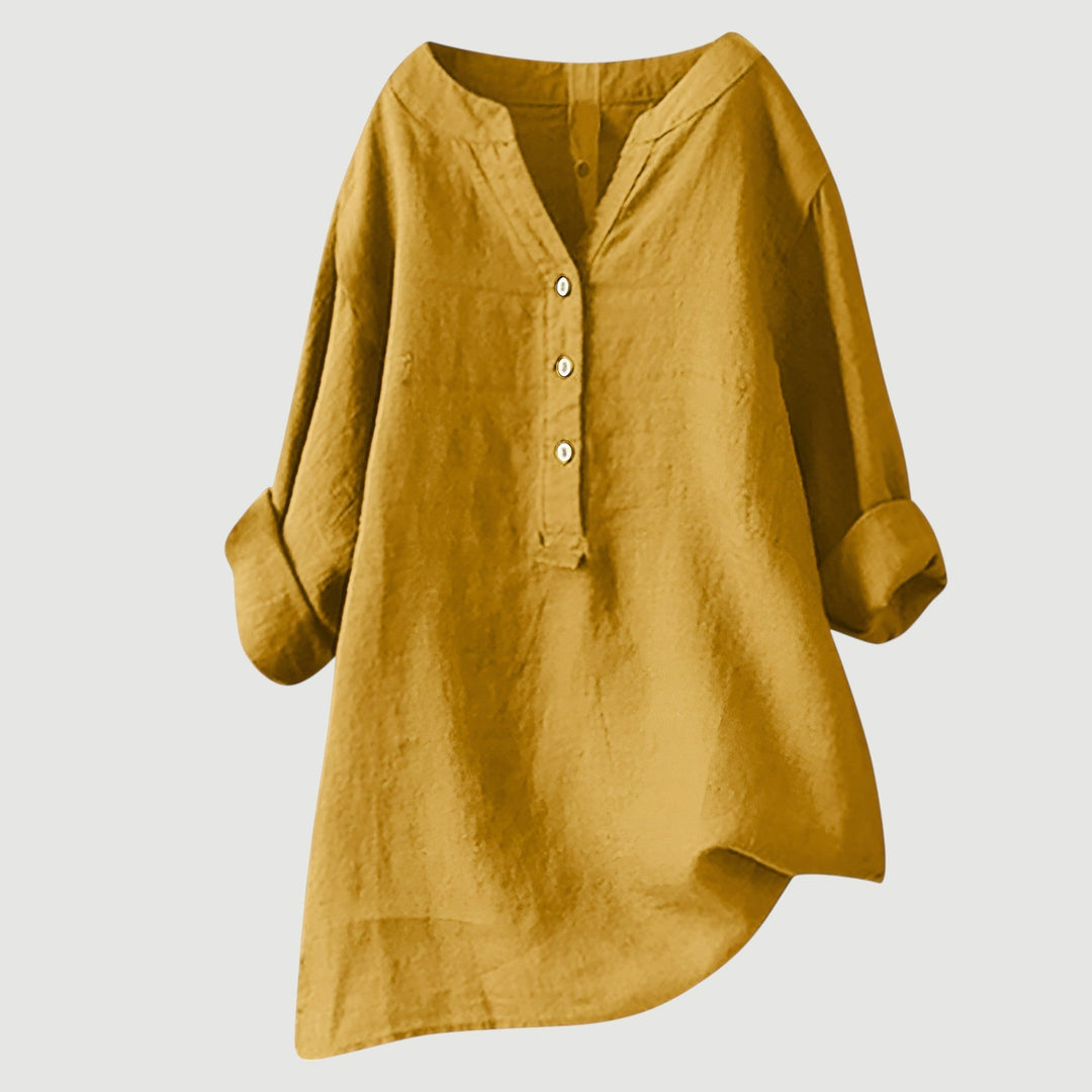 MAYA – COTTON BLEND BLOUSE